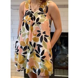 REVOLVE Dress Rachel Zoe Linen Trapeze Dress Pockets Size XS • NEW WITH TAGS •